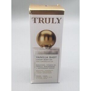TRULY Vanilla Baby Luxury Body Oil 3.1 Fl Oz